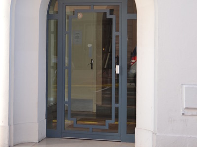 Porte dentre mtallique de type  lancienne